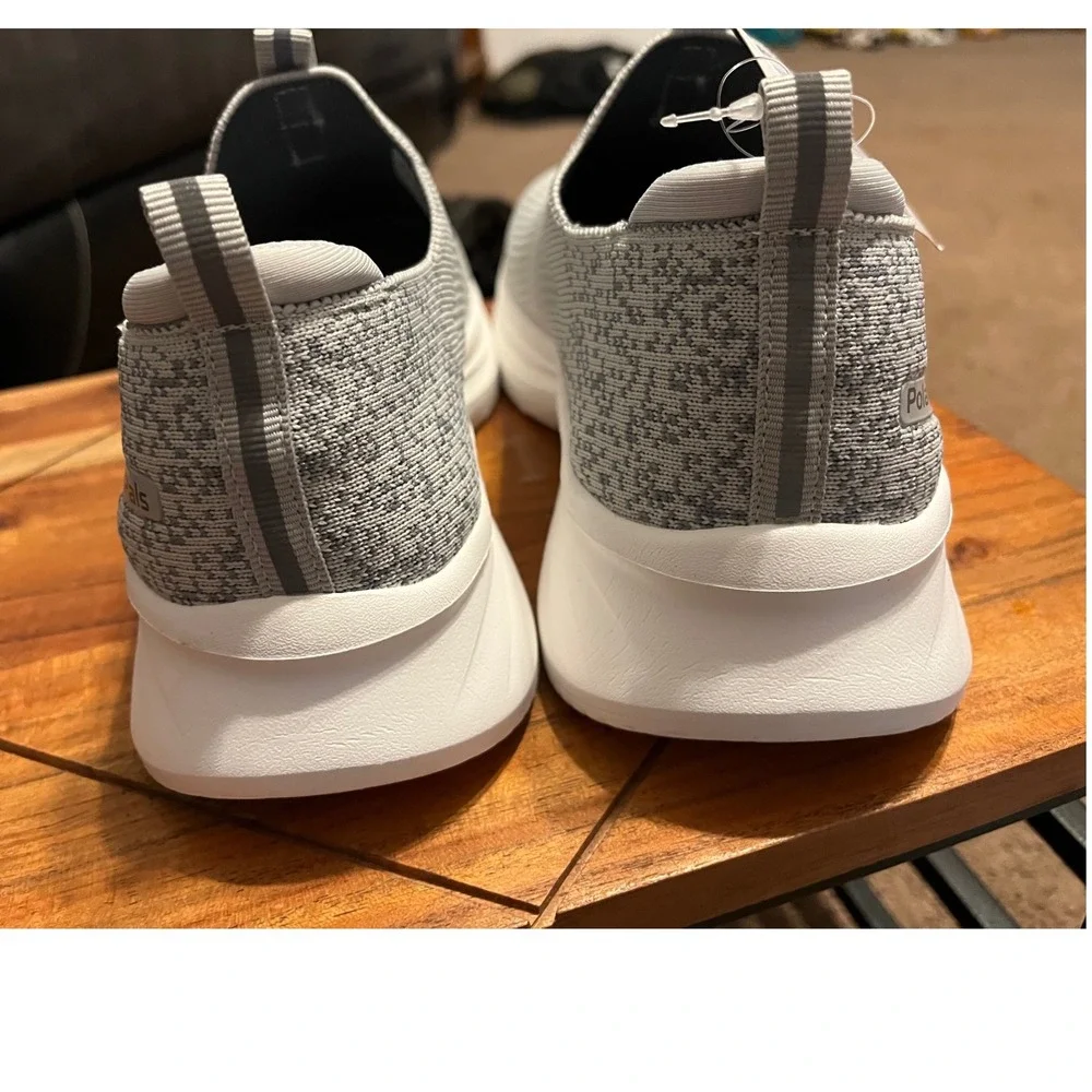 PolarPals Women's Gray‎ Slip On Knit Comfort Sneakers Size EU40/US 9.5 NWB